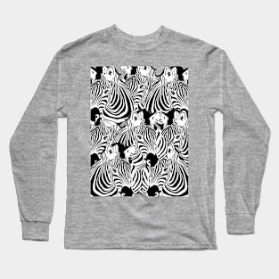 ZEBRA MAZE Long Sleeve T-Shirt